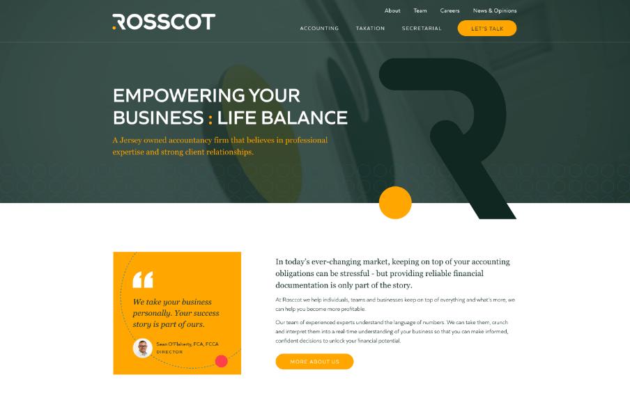 Rosscot Website Header