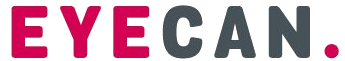 eyecan text logo transparent
